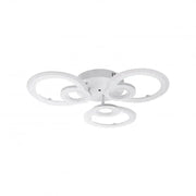 LED chandelier with remote control KADE, 80W, 3 Circles, Cold/Warm/Neutral light, Dimmable, White
