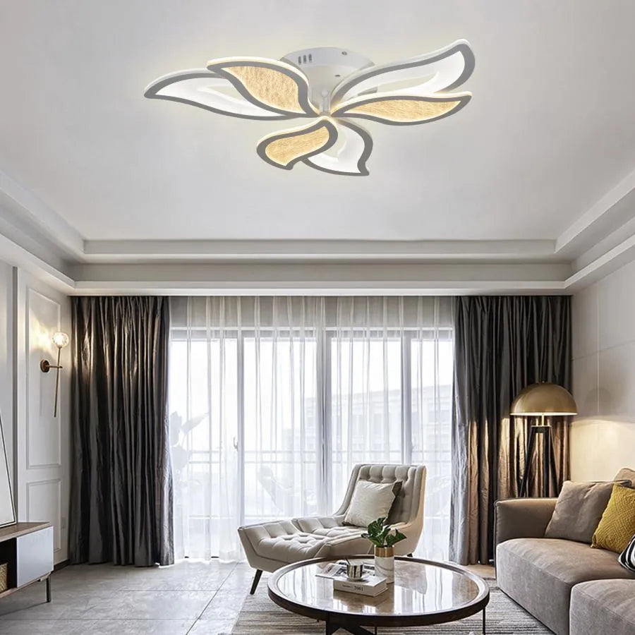 LED Chandelier with Remote Control Kylen 144W Dimmable Acrylic