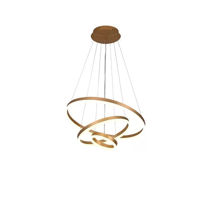 LED Chandelier with Remote Control Elizabeth 152W Dimmable Gold