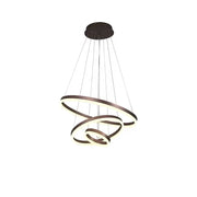 LED Chandelier with Remote Control Emanuelle 152W Dimmable Brown