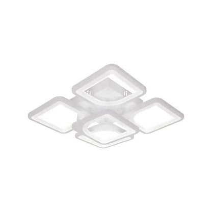 Fely LED Chandelier with Remote Control, 80W, Dimmable, White 