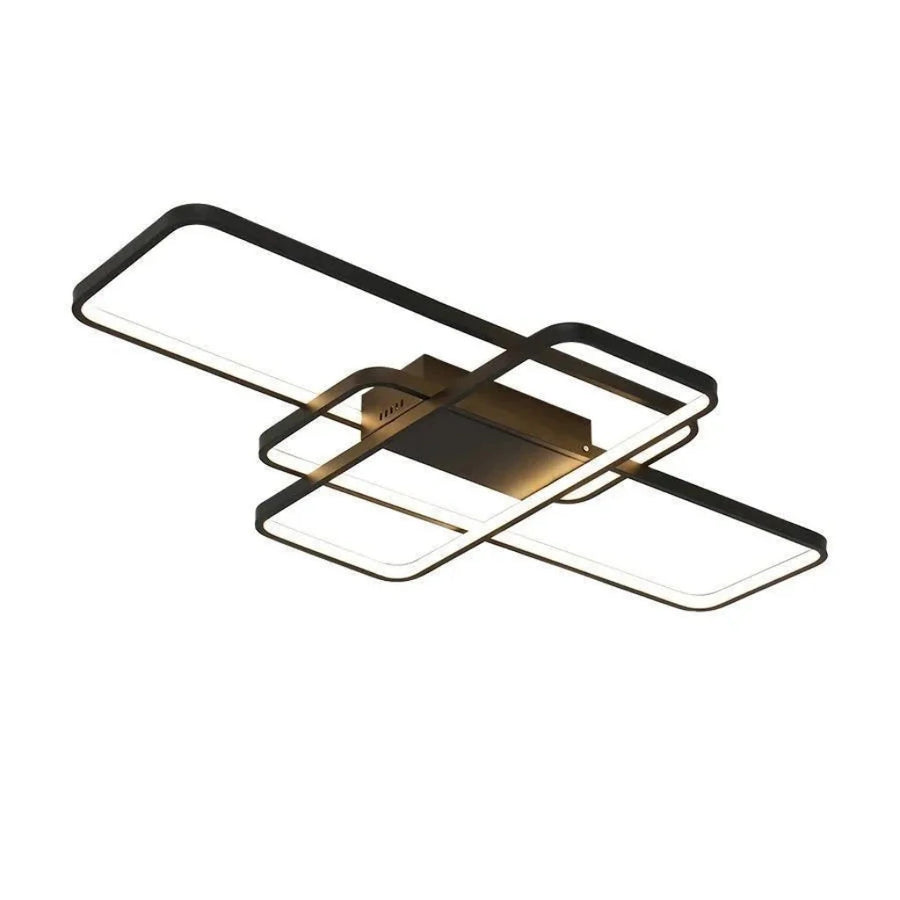 LED Chandelier with Remote Control AXIS 96W Dimmable Black 