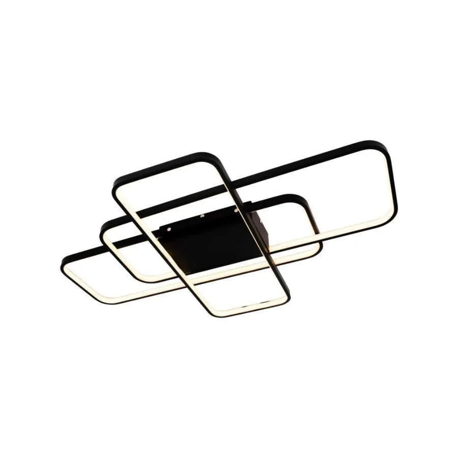 LED Chandelier with Remote Control AXIS 96W Dimmable Black 