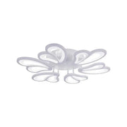 LED Chandelier with Remote Control BLOSSOM, 72W, 6 Petals, Cold/Warm/Neutral Light, Dimmable, White