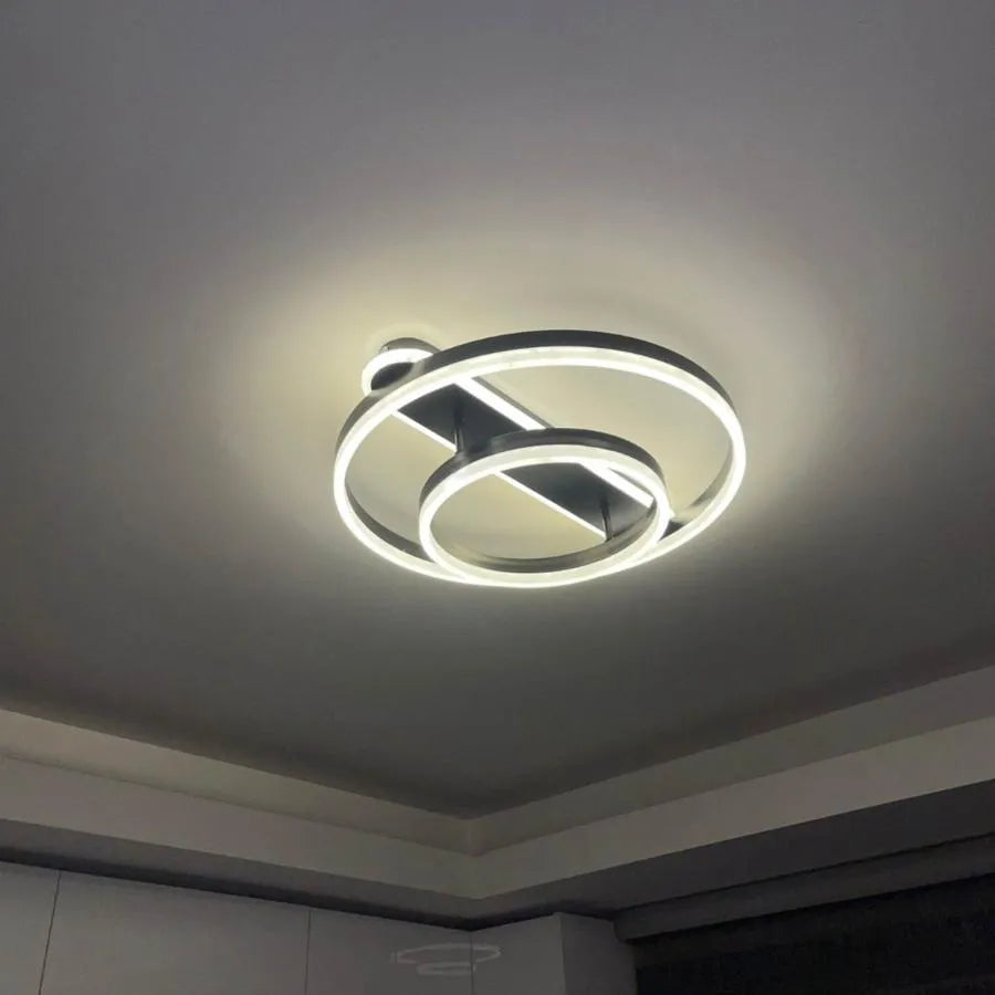 LED Chandelier with Remote Control June 144W Dimmable Black