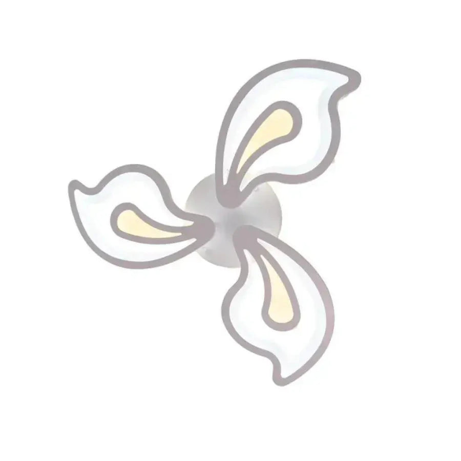 LED Chandelier with Remote Control GLORIOSA, 68W, 3 Petals, Cold/Warm/Neutral Light, Dimmable, White 