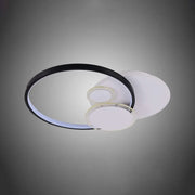 LED Chandelier with Remote Control Odina 96W Dimmable Black White