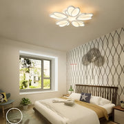 LED Chandelier with Remote Control TULIP, 73W, 5 Petals, Cold/Warm/Neutral Light, Dimmable, White 