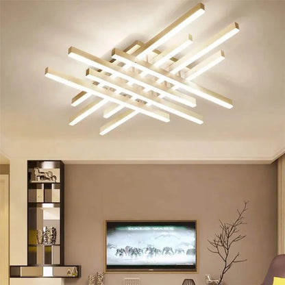 LED Chandelier with Remote Control Samara 160W Dimmable White