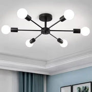 Mikkos Chandelier 6XE27 Black
