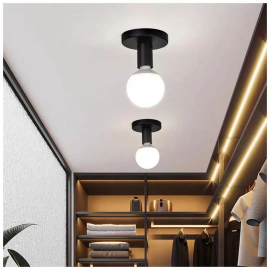 MODERNIST Chandelier Mono 1x E27, Black, Modern Design Luster Industrial Default Title Alessandro Design