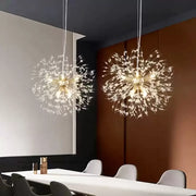 Schönbrunn Crystal Chandelier, 9x G9, Diameter 49cm, Shiny Gold, Luxurious Lighting 