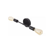 Sindi Chandelier 2*E27, Metal, Black