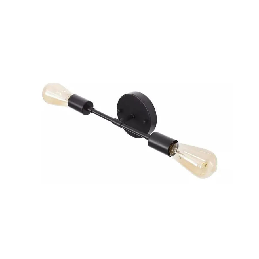 Sindi Chandelier 2*E27, Metal, Black