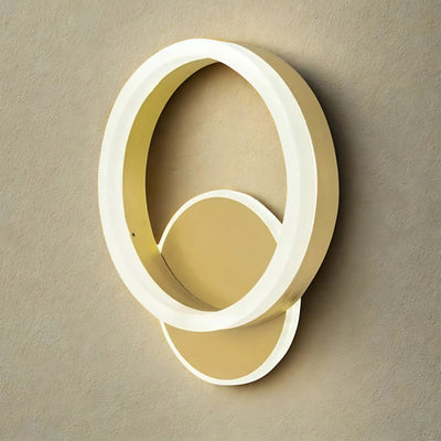 Dario LED wall lamp, 33W, Cold/Warm/Neutral Light, Gold