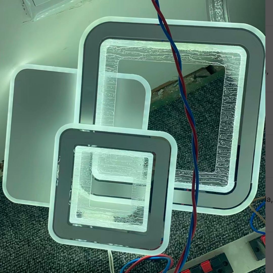 LED LED Square, 34W, 3 squares, cold/hot/neutral light, white