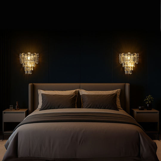 Cristal BELMONTE wall lamp, 3x E14, Transparent Interior wall lamp Default Title Alessandro Design