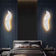 LED Wall Lamp Pena 65cm White Gold
