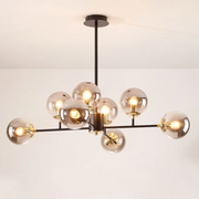 Jermija Chandelier 8x E27 Gold Black 