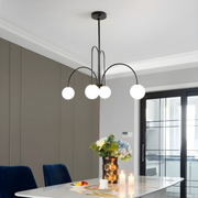 Torino Chandelier, 5*E27, Black, Metal
