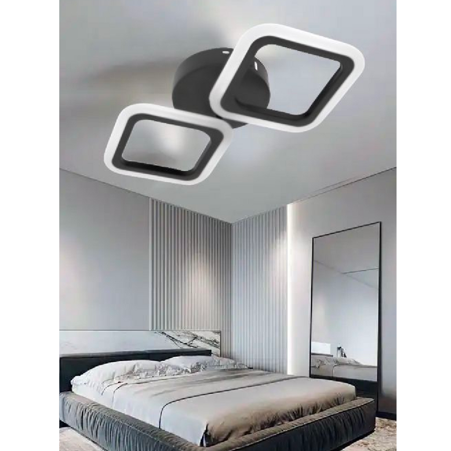 LED LED Pulsaris, 22W, acrylic, black, 4000k, ip.20