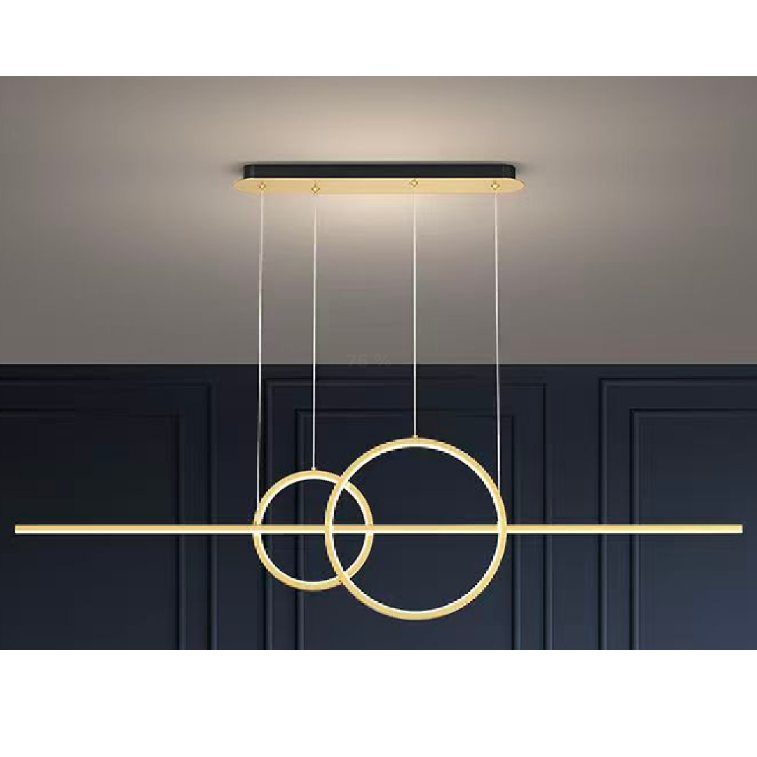 LED Lust with Cassandra remote control, 42W, Dimable, golden
