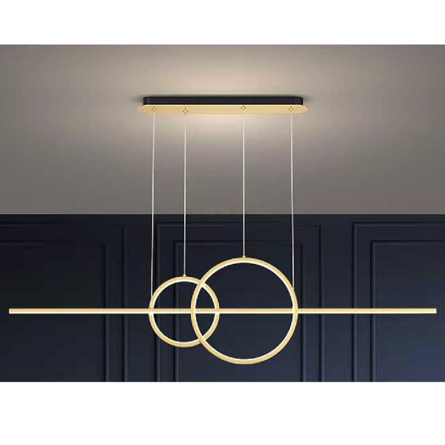 LED Lust with Cassandra remote control, 42W, Dimable, golden