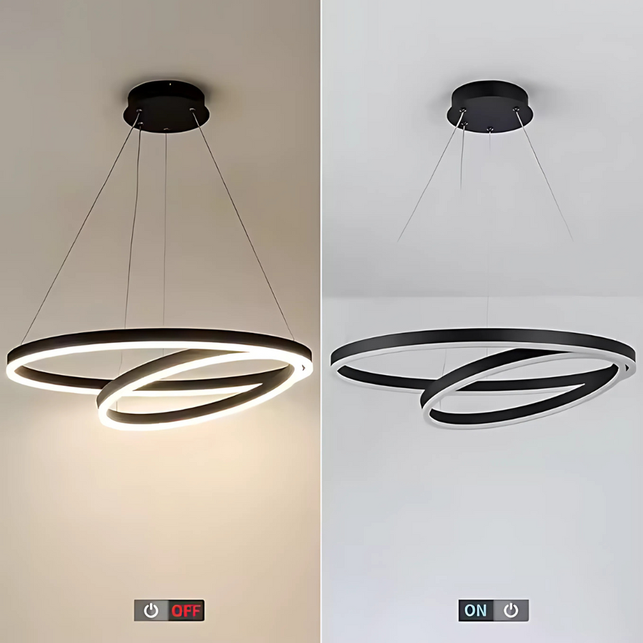 LED chandelier Amelia 4000K 31W 49.9cm Black