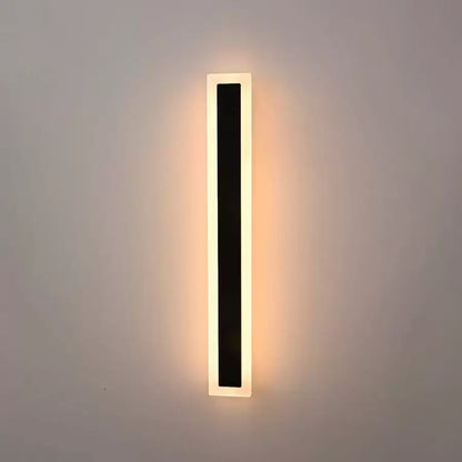 Marcus 24W Outdoor LED Wall Lamp Black White