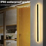 Marcus 24W Outdoor LED Wall Lamp Black White