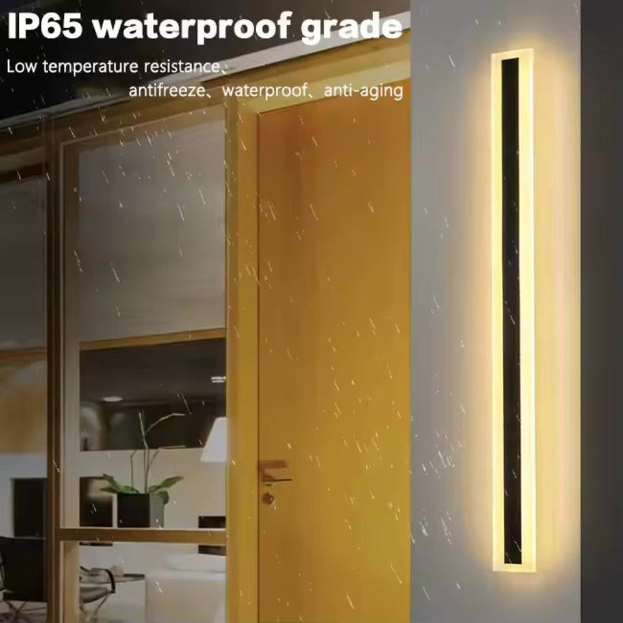 Marcus 24W Outdoor LED Wall Lamp Black White