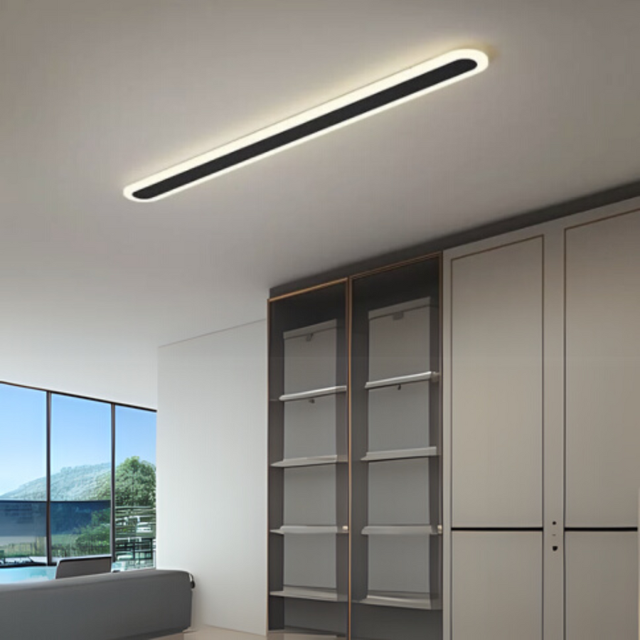 Vortex Outdoor LED Wall Light, Black