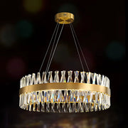 Giuseppe LED Chandelier with Remote Control, Dimmable, Diameter 80cm, Gold