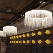 Tobias LED Chandelier with Remote Control, Dimmable, Diameter 50cm, Chrome