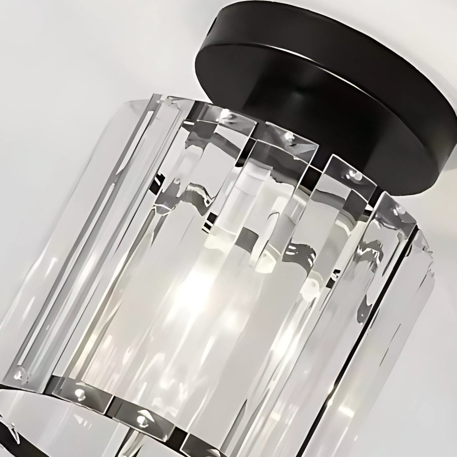 Georgian Chandelier 1x E27 Black