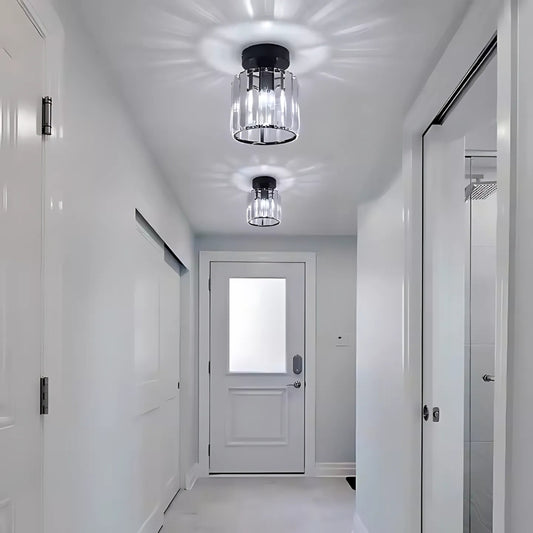 Georgian Chandelier 1x E27 Black