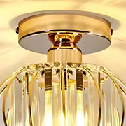 Cora Chandelier 1XE27, Gold, Metal and Glass