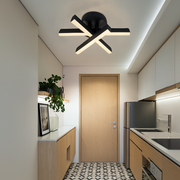 Diego LED Chandelier, 18W, Black, Metal, Cold/Warm/Neutral Light