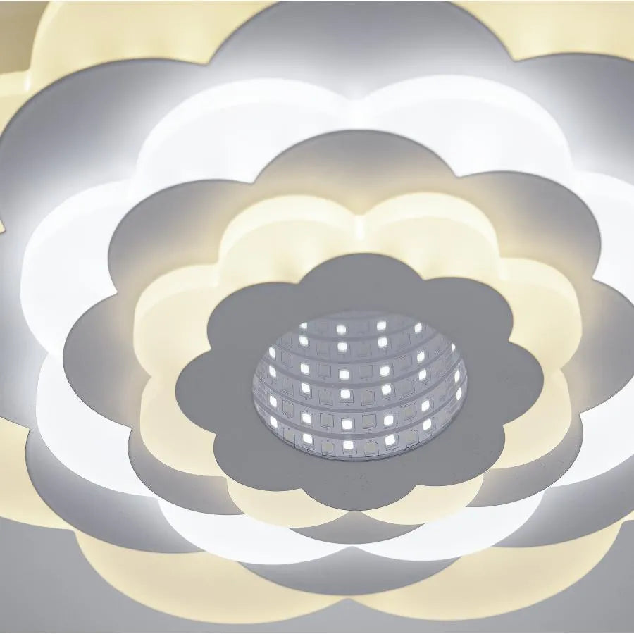 3D LED Chandelier Darlene 24W White