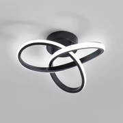VERTEX Infinitum LED Chandelier, 42W, 2 Circles, Cold/Warm/Neutral Light, Black