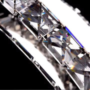 LED Chandelier PRISM Antea, Remote Control, 40W, Crystal and Metal, Dimmable, Adjustable Height, Cold/Warm/Neutral Light