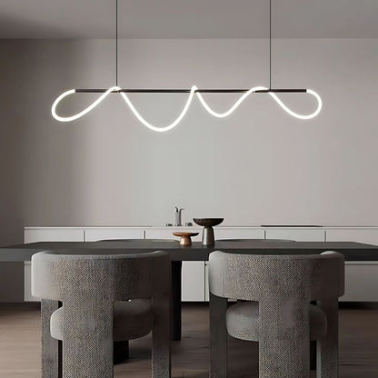 LED Chandelier with Remote Control Divino, 24W, Dimmable, 4000K, Black