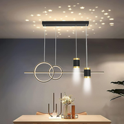 Paulina LED Chandelier 75W Black White