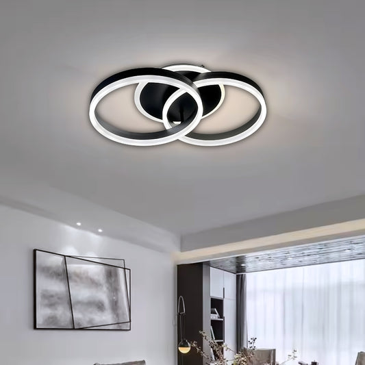 LED Chandelier with Remote Control Stephan 100W Dimmable Black