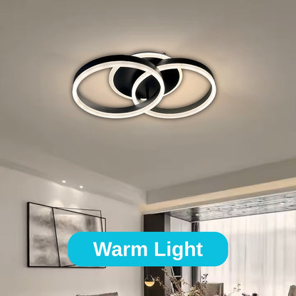 LED Chandelier with Remote Control Stephan 100W Dimmable Black