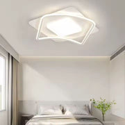 LED Lust with Moderno Vetra remote control, 106W, 2 squares, cold/hot/neutral light, unstable, white