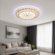 LED chandelier with Miralux remote control, 96W, cold/hot/RGB light, unstable, black