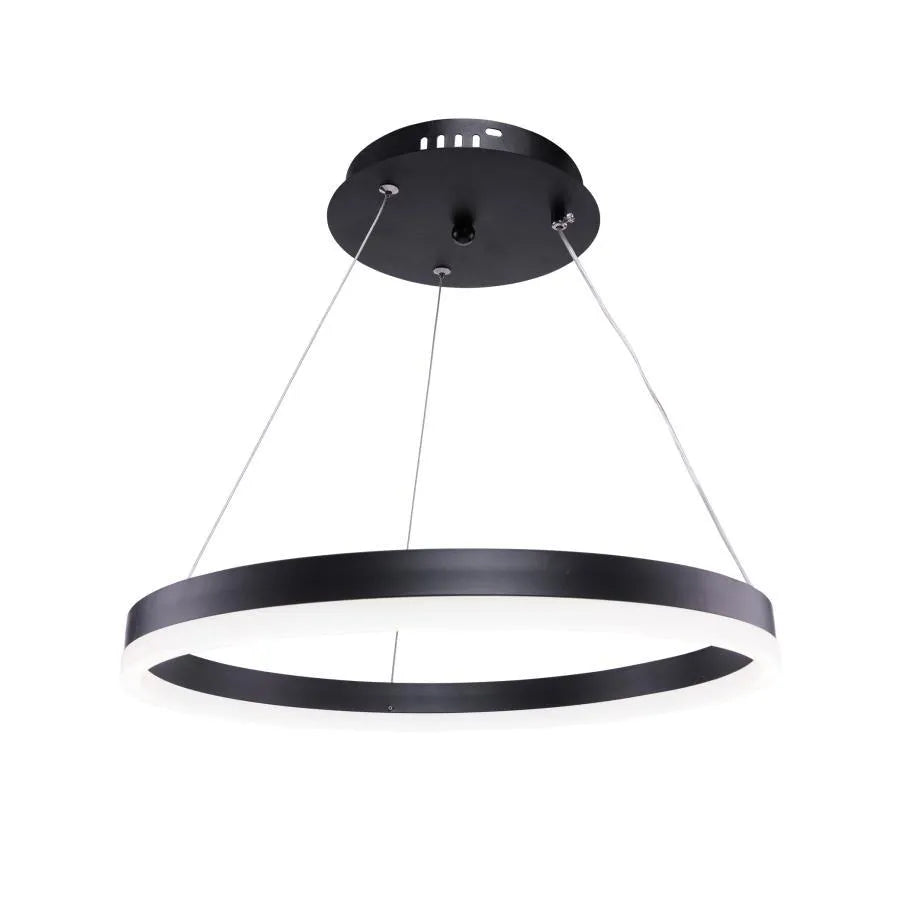 Casiana LED Chandelier with Remote Control, 50 W, Black, Dimmable