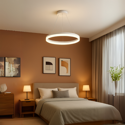 LED Chandelier with Remote Control Kasen 180W Dimmable White