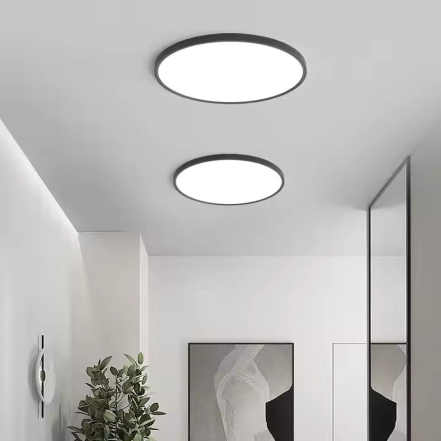 SOLIS LED Ceiling Light 37cm 32W Neutral Light Black